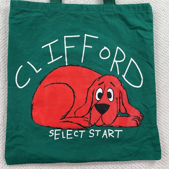 NWT Vintage Clifford the Big Red Dog Select Start Tote Bag‎ Y2K Cartoon - Picture 2 of 5